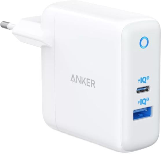 MOBILE CHARGER WALL POWERPORT/WHITE 20W A2636G21 ANKER