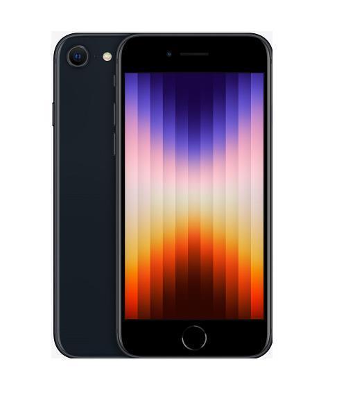 REFURB. PHONE IPHONE SE GEN3/64GB MIDNIGHT A GRADE RED