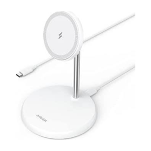 Anker PowerWave Magnetic Stand — Wireless Charger, White