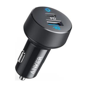 Anker PowerDrive PD 2 Car Charger — 30W, USB-C & USB-A