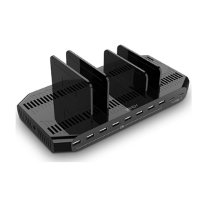 Lindy 10-Port USB Charging Station — 120W, Smart Charging