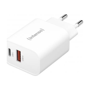Intenso Power Adapter — USB-A & USB-C, 30W