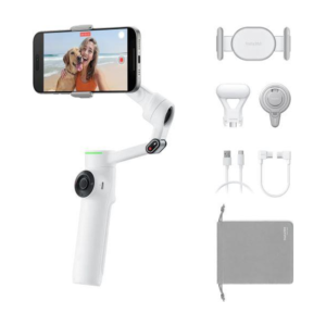 Insta360 Flow 2 Pro Creator Bundle — Gimbal, Summit White