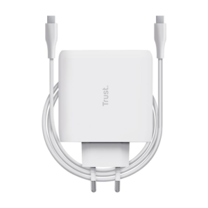 Trust Maxo 100W USB-C Wall Charger — White, 2m Cable Included
