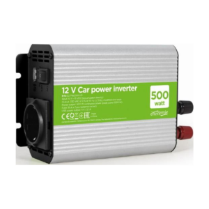 Gembird 12V Car Power Inverter — 500W, USB Port
